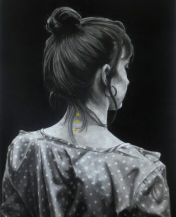 Helen K. - Charcoal and pastel on paper, 60 × 80 cm, 2019